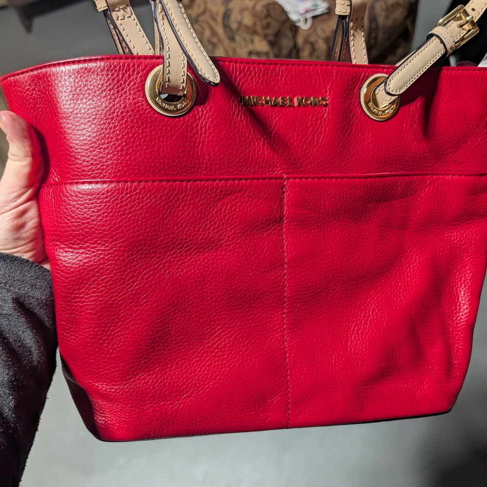 Michael Kors Vibrant Red Tote Bag